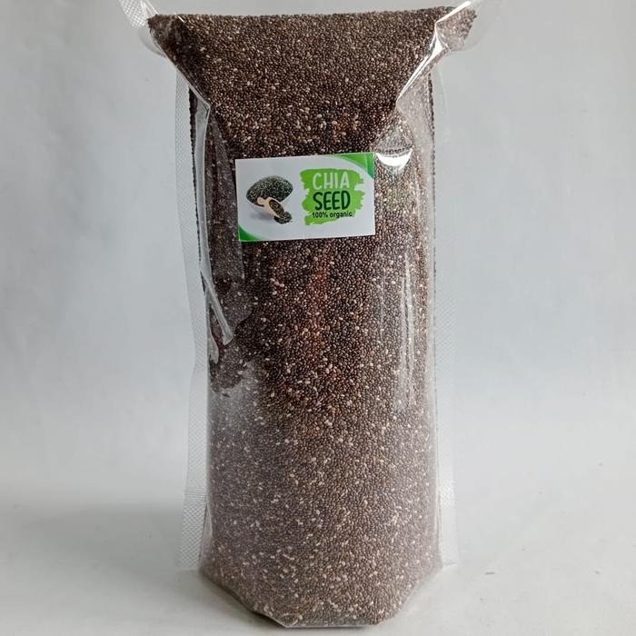 

Organik Black Chiaseed Biji Hitam 100% Asli Mexico 1kg