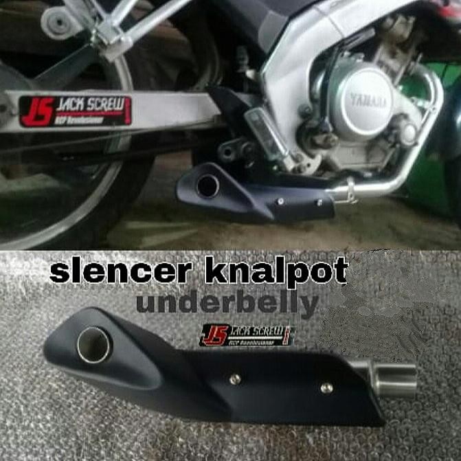 knalpot underbelly atau kolong r15 mt15 xabre slencer saja