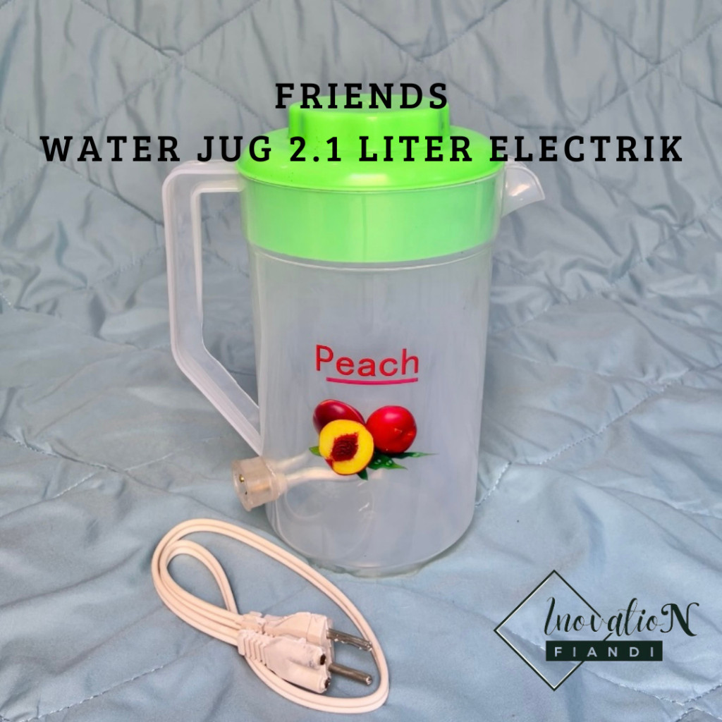 TEKO LISTRIK PLASTIK FRIENDS 2,1 L / MUG LISTRIK 2,1 L SNI (listrik)