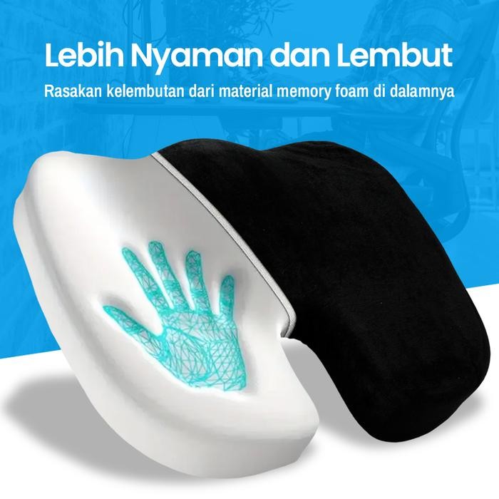 Bantal Duduk Tulang Ekor Memory Foam Seat Cushion