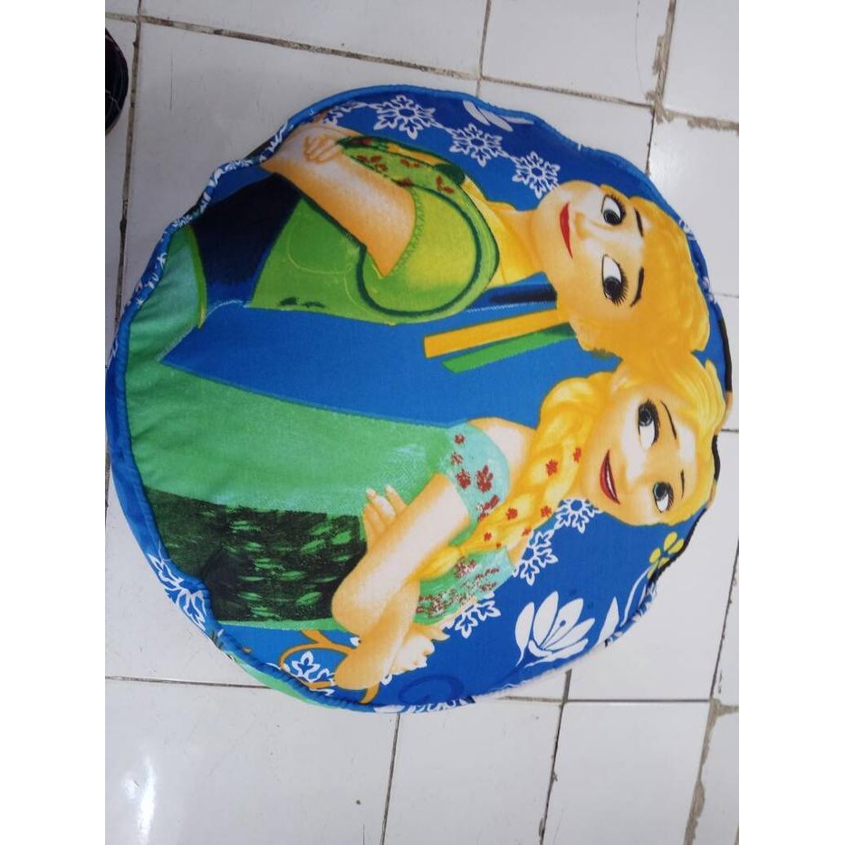 bantal bulat, bantal duduk