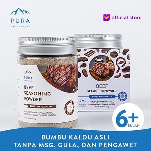 

Barang Terlaris PURA SEASONING KALDU SAPI ASLI KALDU MPASI NON MSG TANPA GULA Ready
