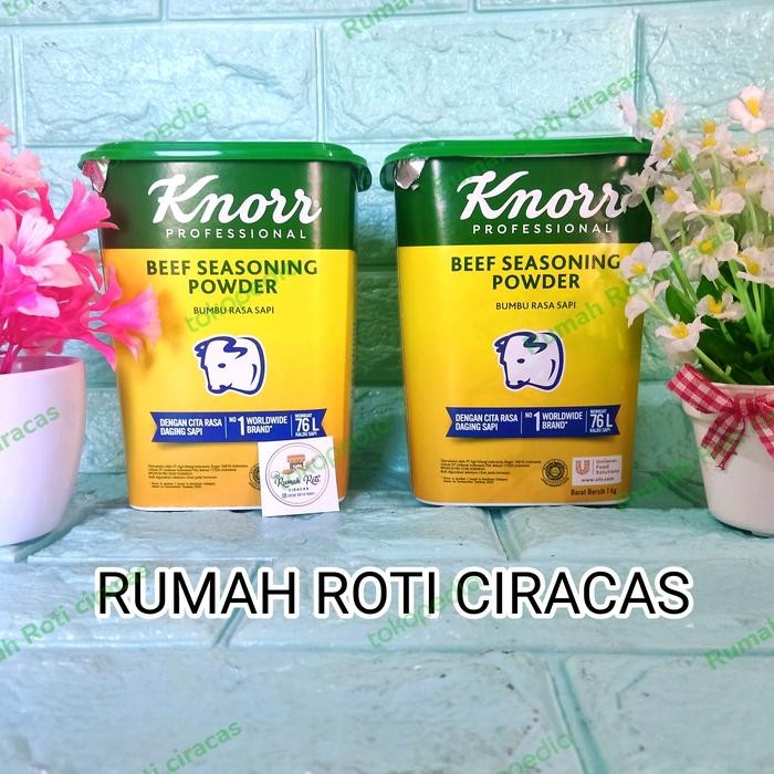 

Barang Terlaris KNORR BEEF 1 KG SEASONING POWDER BUMBU RASA SAPI 1KG MASAK Ready