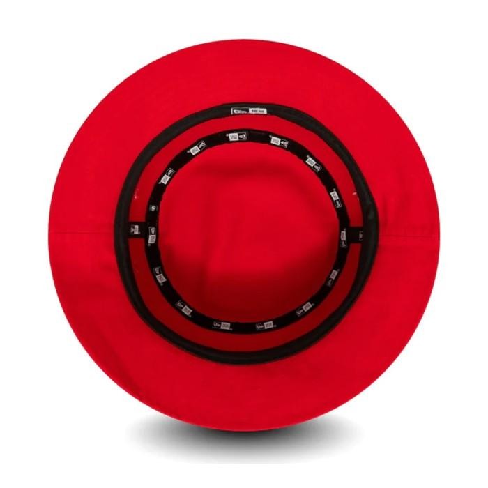 TERBARU TOPI NEW ERA ESSENTIAL TAPERED RED BUCKET HAT ORIGINAL100% READY