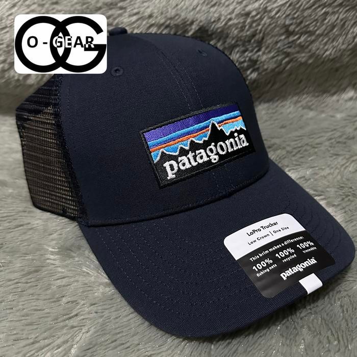 PROMO PATAGONIA P6 LOGO LOPRO TRUCKER HAT CAP ORIGINAL TOPI JARING OUTDOOR READY