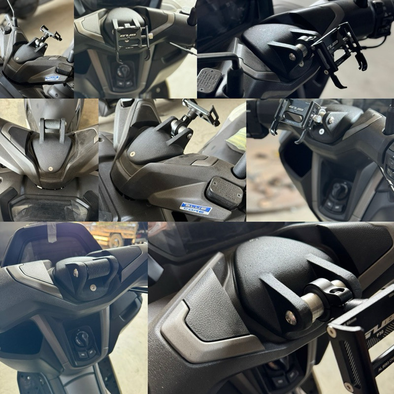 Tatakan Holder Phone Holder Xmax 250/300 Turbo Pum Quality