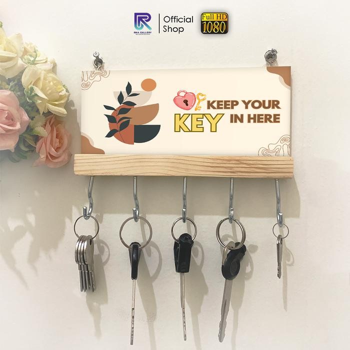 

DISKON RHA Tempat Gantungan Kunci Rumah Aesthetic Dekorasi Dinding Perlengkapan Organizer Dinding W