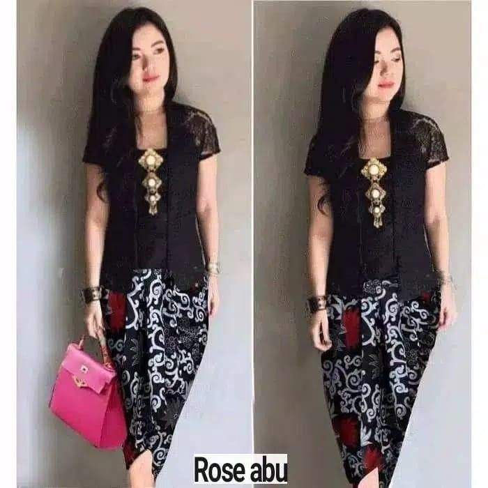 TERMURAH Kebaya Wanita Modern Brukat Kebaya Wisuda Remaja Dewasa SMP SMA Kuliah Setelan Kebaya Batik