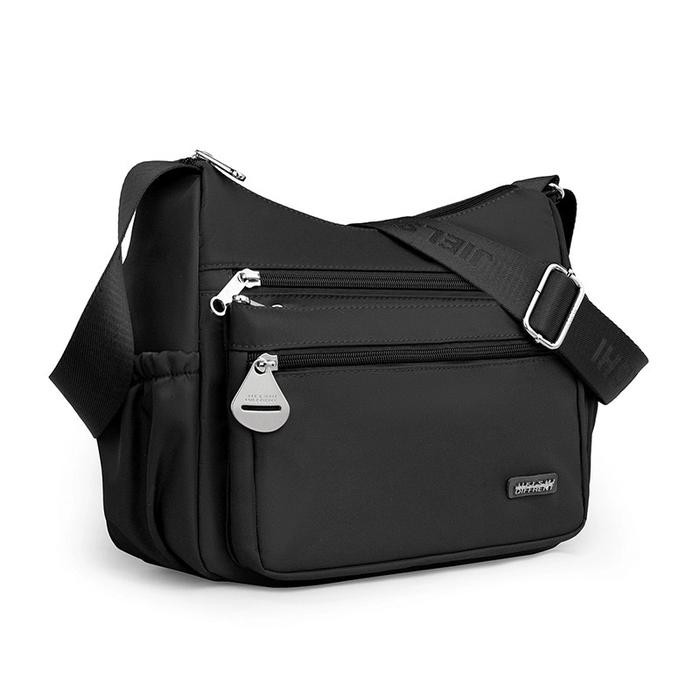 TERMURAH Jielshi Tas Selempang Wanita 3760 -Slingbag Berbahan Parasut Premium Furing Full Embos