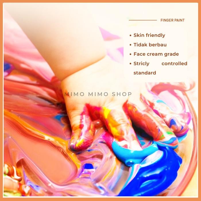 

Artemedia - Joan Miro Washable Finger Paint Non Toxic Hand Painting Cat Tangan Anak Belajar