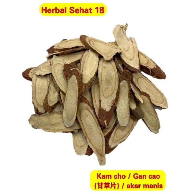 

10 Gram Kam Cho Gan Cao Akar Manis Pereda Panas Dalam Penghilang Dahak PREMIUM