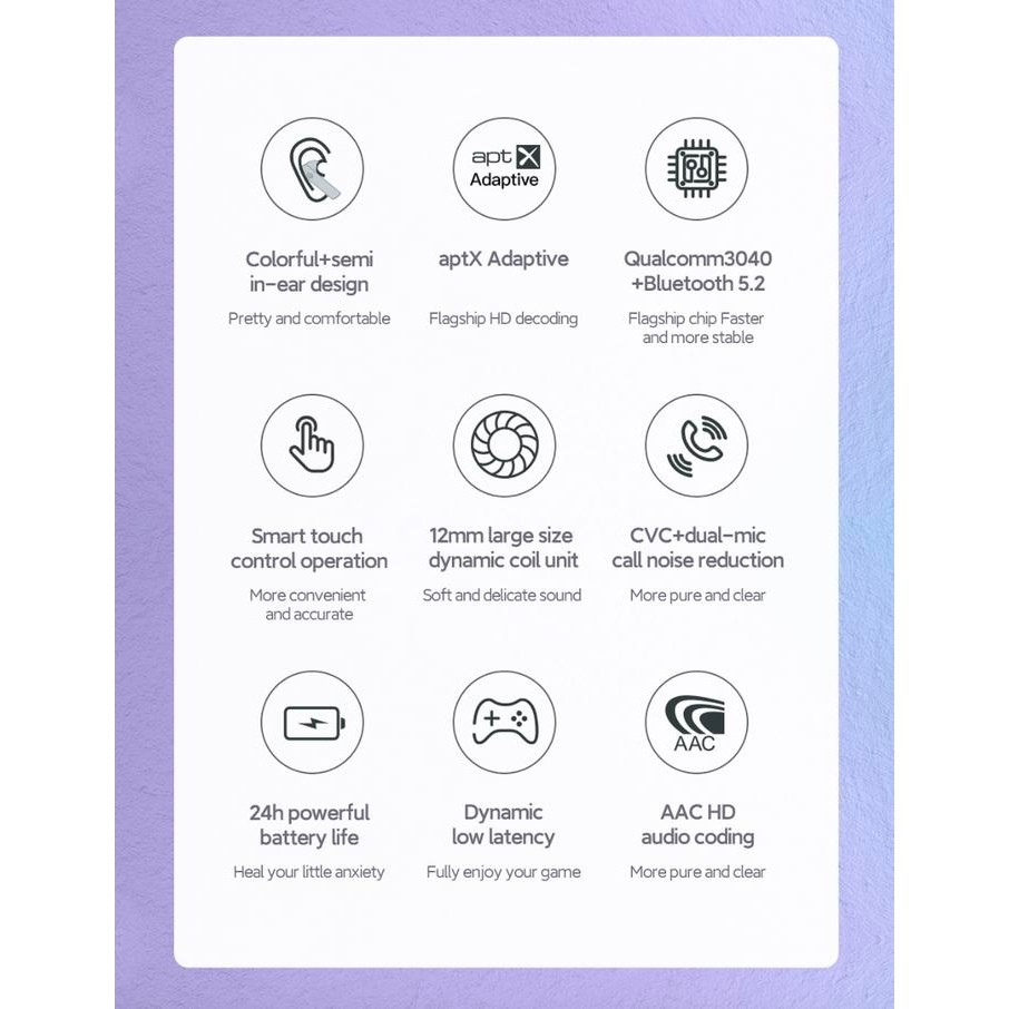 Haylou T33 Moripods Tws Wireless Earphone Headset Earbuds Alt Gt5 Gt3