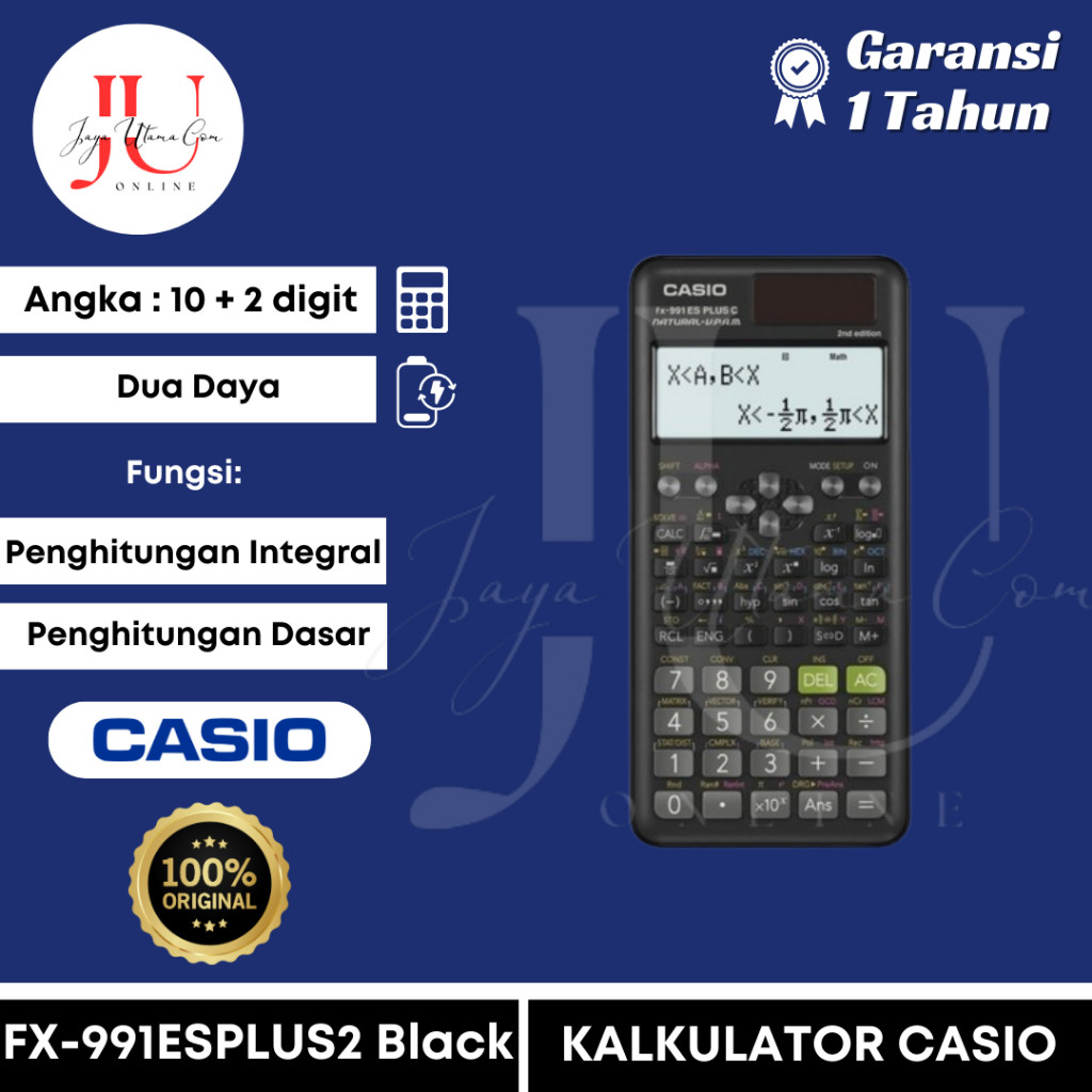 

KALKULATOR SCIENTIFIC CASIO FX 991ES PLUS ORI