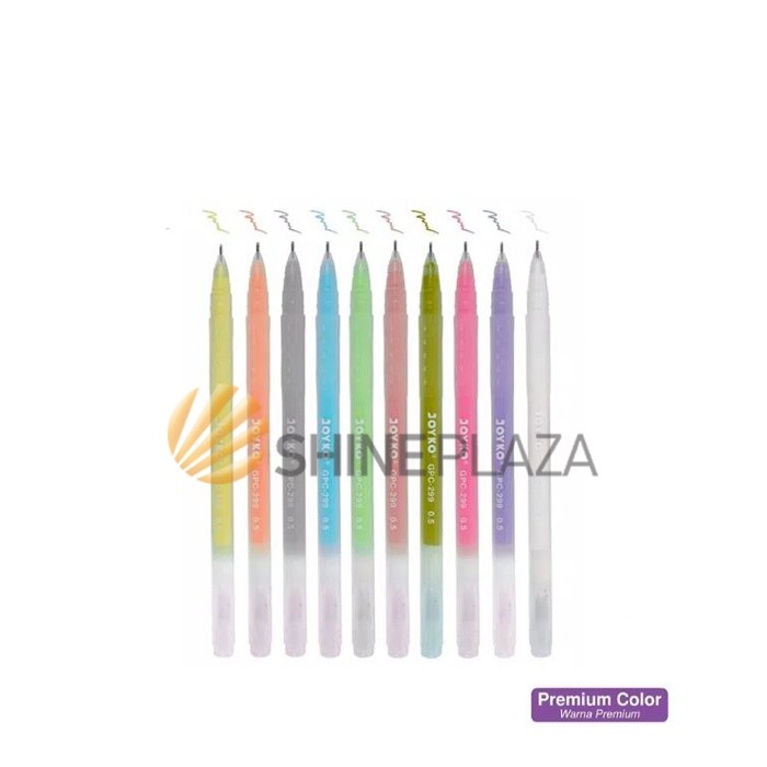 

Color Gel Pen Joyko Premium Colors Set GPC-299 0.5mm - Pulpen Pena Bolpen Warna 0,5 mm