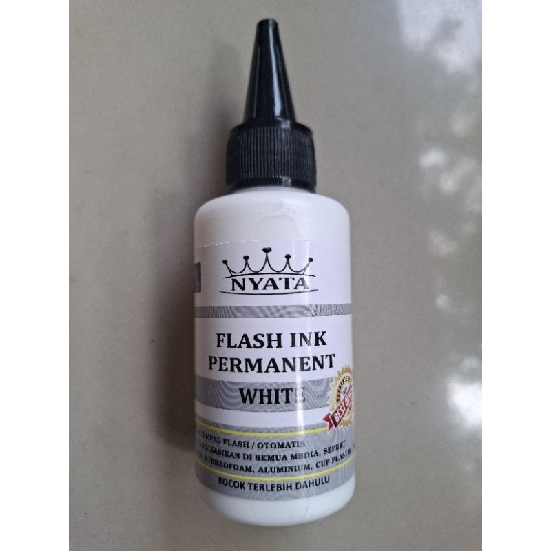 

TINTA PERMANENT STEMPEL FLASH , WHITE ,100 ml