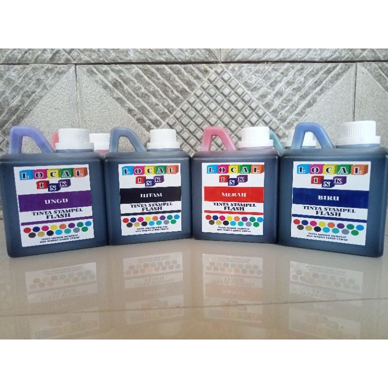 

Tinta Stempel FLASH Otomatis media kertas , kualitas EX JERMAN isi 500 mili