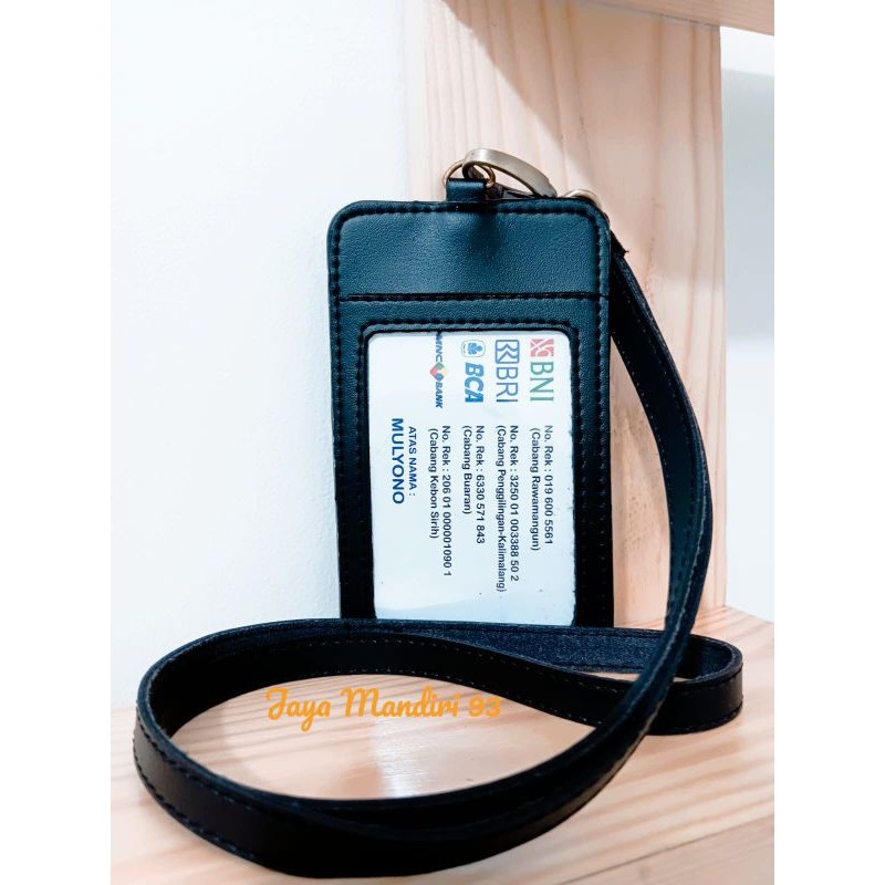 

Id Card kulit Name Tag Kulit Card Holder Termurah model simpel elegan