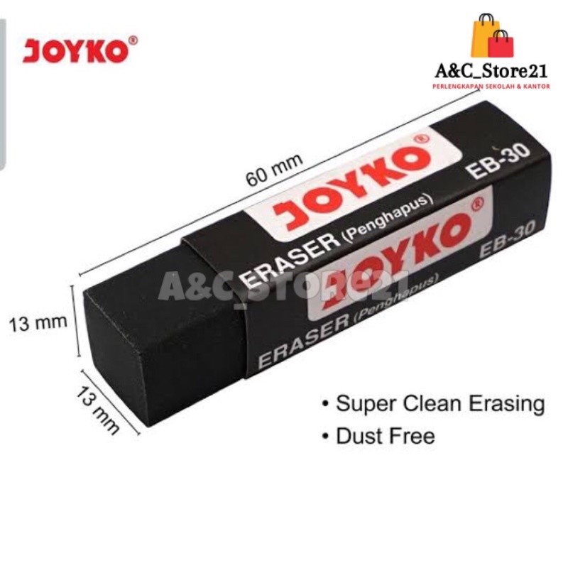 

PENGHAPUS PANJANG JOYKO HITAM ISI 30 PCS