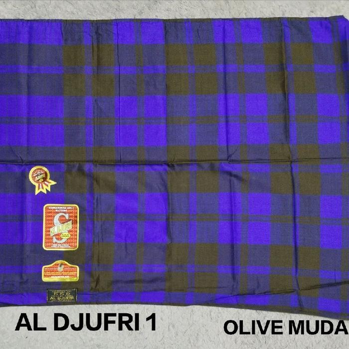 Sarung Al Djufri 555 Motif Kotak Kdt Sandur Original Sutera Terbaru