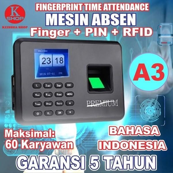 ABSEN/ ABSENSI / MESIN ABSENSI / FINGER PRINT / SIDIK JARI