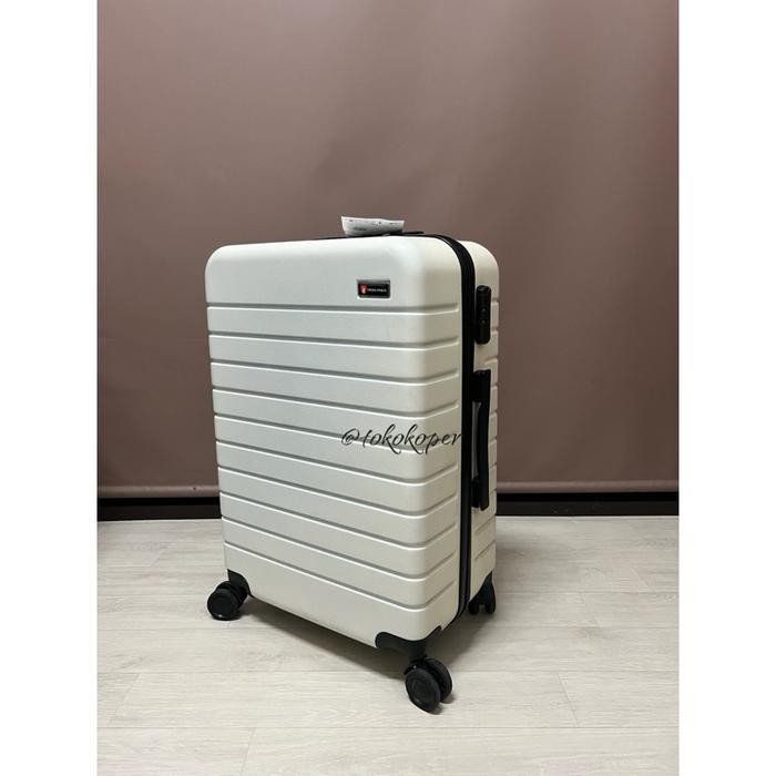 SWISS POLO 6905 KOPER 20 INCH 24 INCH ABS RODA DOUBLE KUNCI KOMBINASI