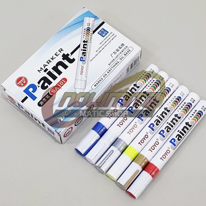 

Spidol Toyo Marker Ban ORI Universal NMAX Aerox 155 Vario 150 XMAX Vario PCX ADV Ninja CBR Beat