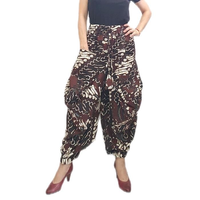 Bawahan Batik Celana Batik Kulot Panjang Aladin Celana Harem