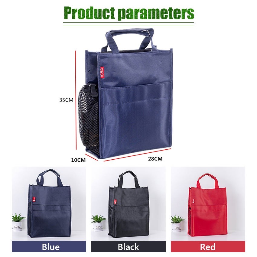 

A4 Tas Kursus Tas Sekolah WATERPROOF Tas Dokumen Map File Organizer