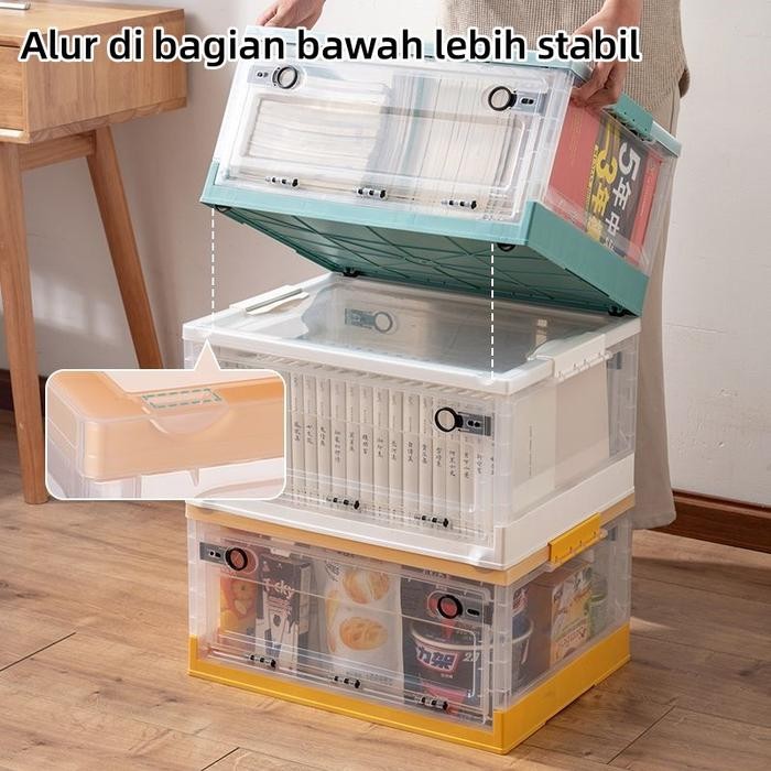 kotak plastik box penyimpanan Kotak penyimpanan lipat storage box