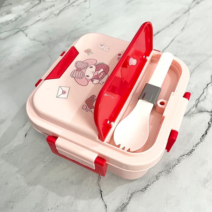 Promo Terbaru Kotak Bekal Makan Anak Stainless Steel Lunch Box Set Sxk3