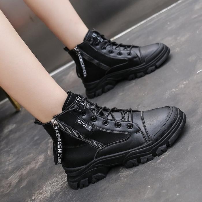 JTTOP" SEPATU BOOTS WANITA IMPORT SEPATU BOOTS FASHION BOOTS SHOES KARET INJECTION PREMIUM QUALITY