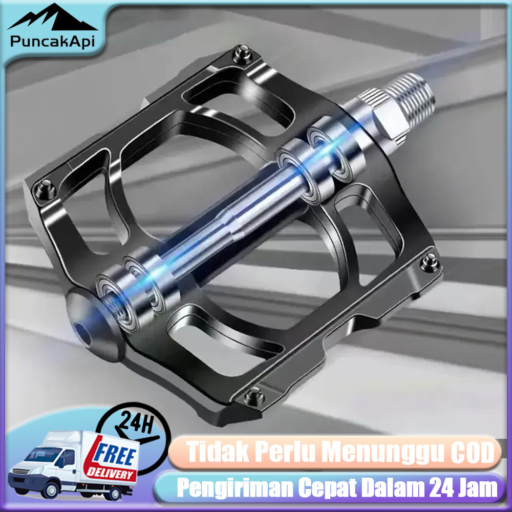 Gboiishop - CODPedal Bearing dan 4 Bering PEDAL BEARING Sepeda Gunung MTB Lipat Bearing Alloy Anti