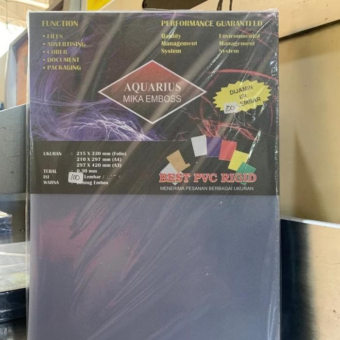 

MIKA DOFF BAHAN PVC TEBAL 0.30 MM UKURAN A4