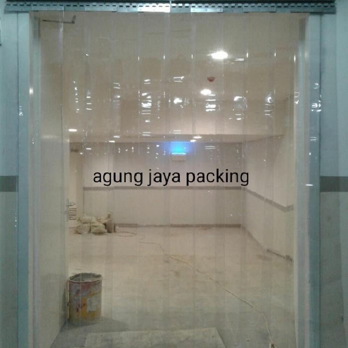 Tirai pintu pvc / pvc curtain bening