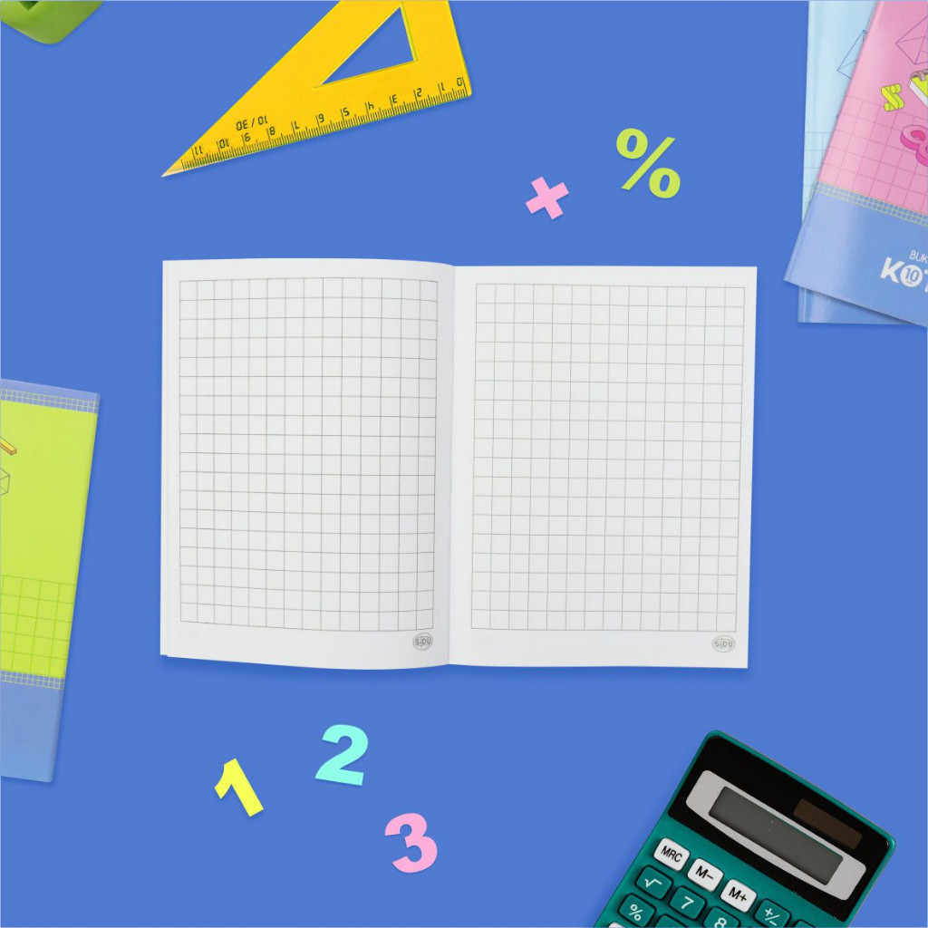 

[Pelangi Stationery] SIDU Buku Tulis Kotak 38 Lembar - SQ 10