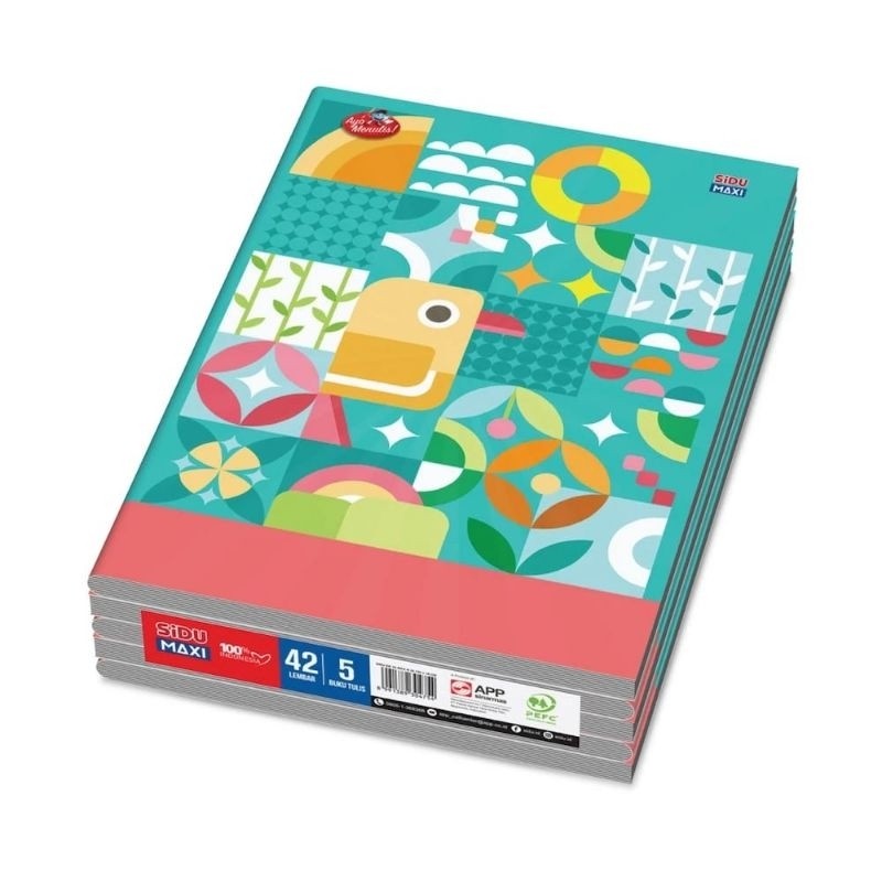 

Buku Tulis SIDU MAXI 42 Lembar (1 Pack 5 Buku)