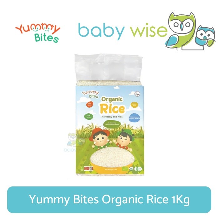

Yummy Bites Organic Rice 1Kg - Beras Organik/ Beras MPASI Anak