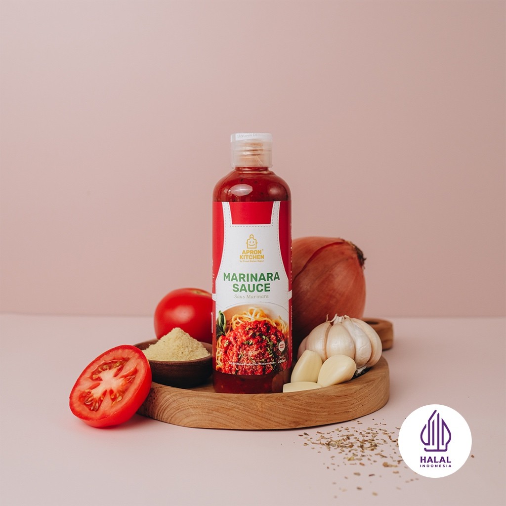 

Apron Kitchen Marinara Tomat Saus Bumbu Masak Pasta Italia