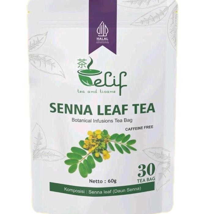 

Elif Tea And Tisane Senna Leaf Tea Teh Daun Sena 30 Tea Bag Herbal