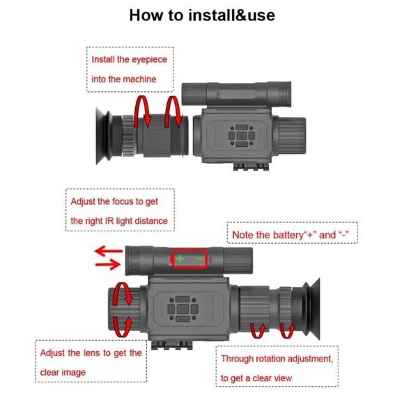Jual NIGHT VISION MEGAOREI NK008 TEROPONG MALAM 008 SCOPE