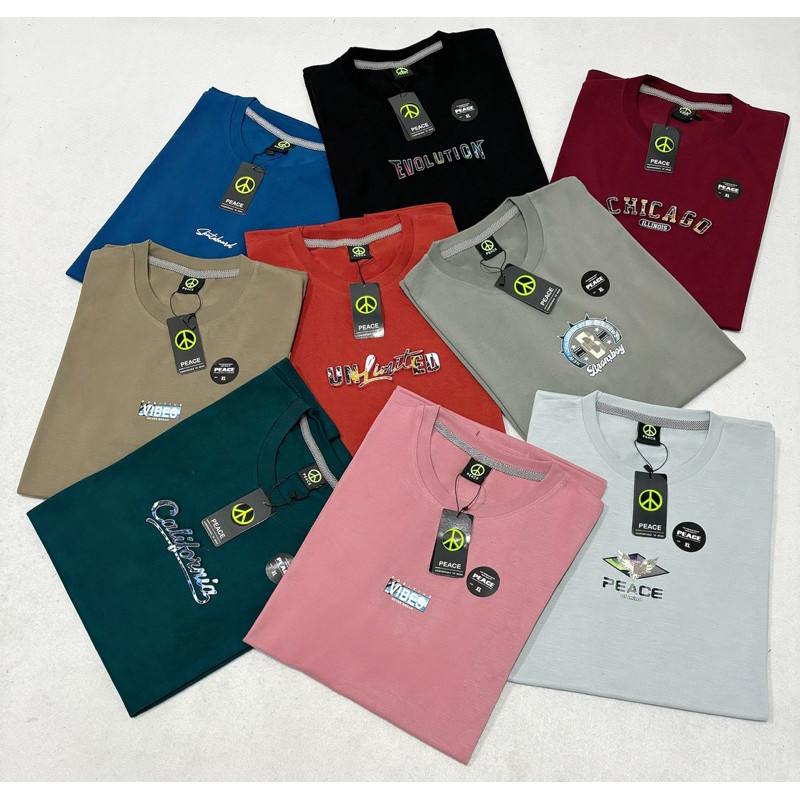Kaos Pria Tisert Lengan Kawes Panjang Pendek Thsirt Kerah Unisex Terbaru 2025 Kaus Oblong Remaja Cow