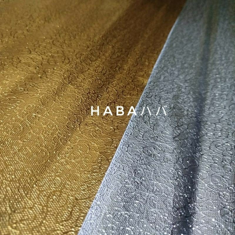 

Kertas plasmen metallic gold silver super tahan air - bahan semacam kain emas perak batik untuk
