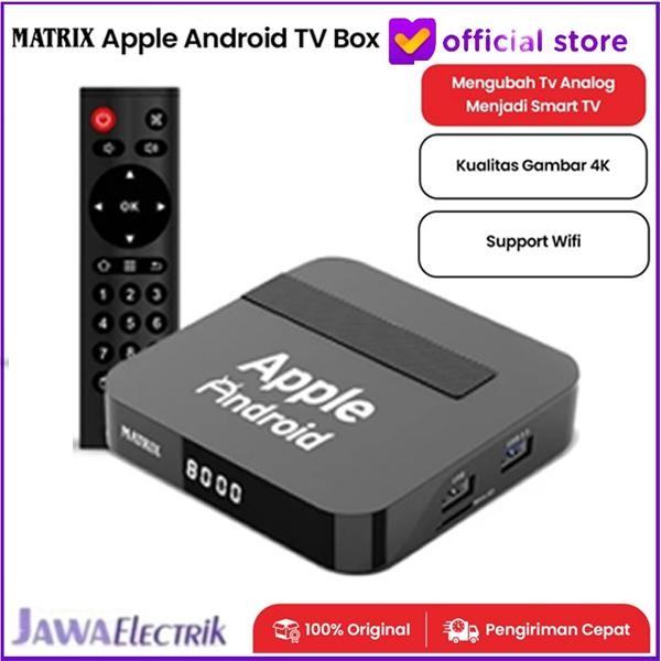 MATRIX Apple Android TV Box - Android 10 Ram 2gb WiFi Android TV