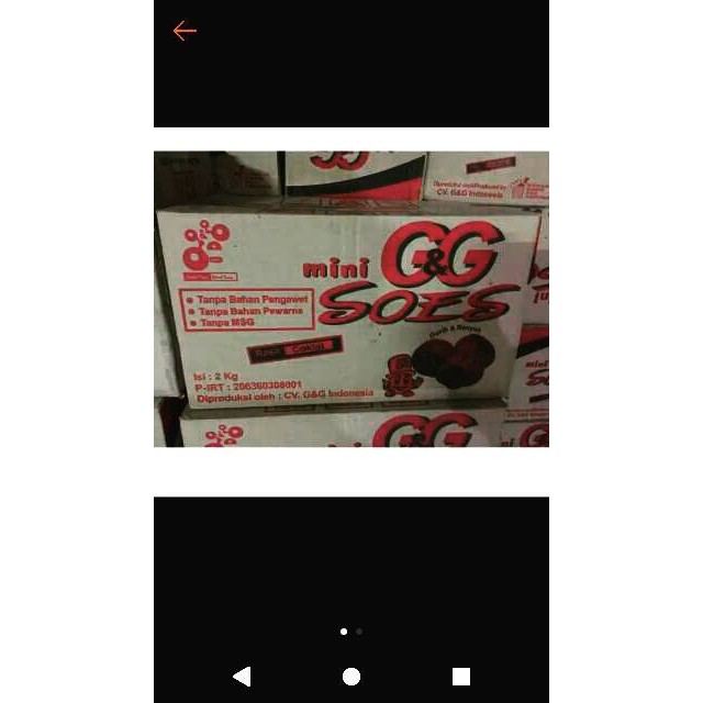 

WHYN!! cokelat Soes 500gr g&g dan micky