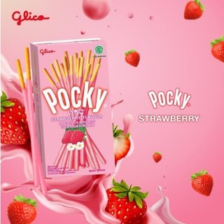 

WHYN!! Glico Pocky Chocolate 220 gr (10 x 21 gr) Strawberry Flavour 210 gr (10 x 21 gr) Cookies &