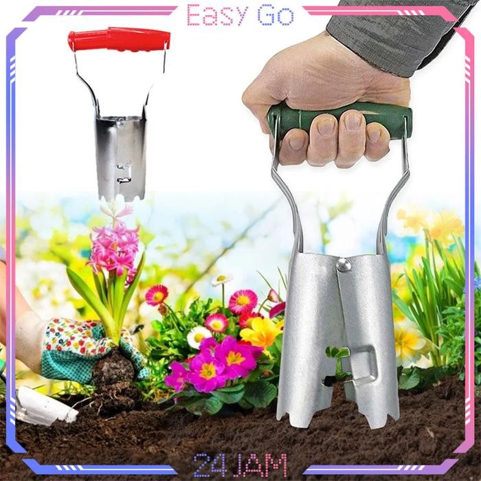 Alat Pelubang Tanah Tanaman Manual Pelubang Tanah Pertanian Alat Penanam Bibit Alat Pertanian