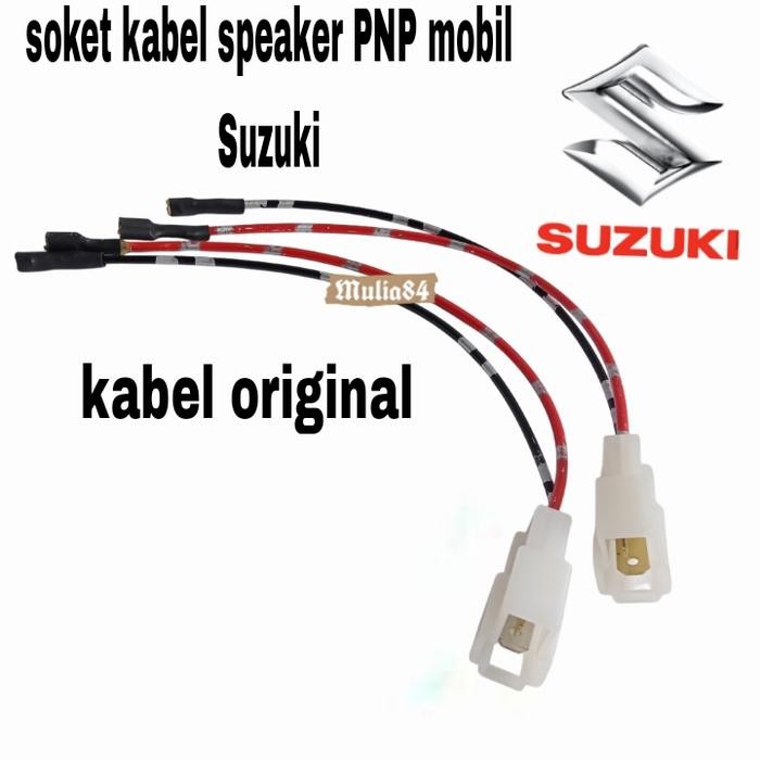 PREMIUM kabel soket speaker SUZUKI, soket kabel speaker Suzuki termurah
