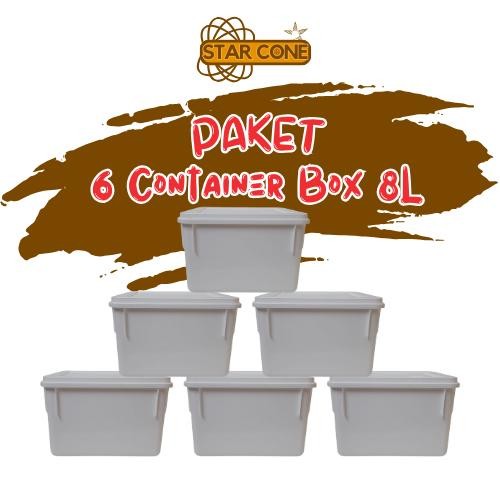 PREMIUM paket 6pcs countener box ember kotak es krim