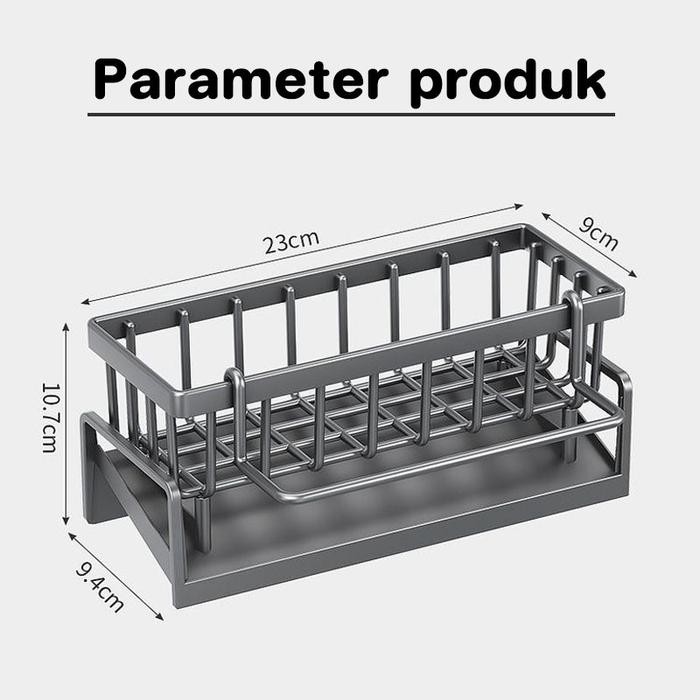 PREMIUM Rak Piring Rak Piring Wastafel Stainless Steel Rak Cuci Piring Wastafel Rak Dapur Rak