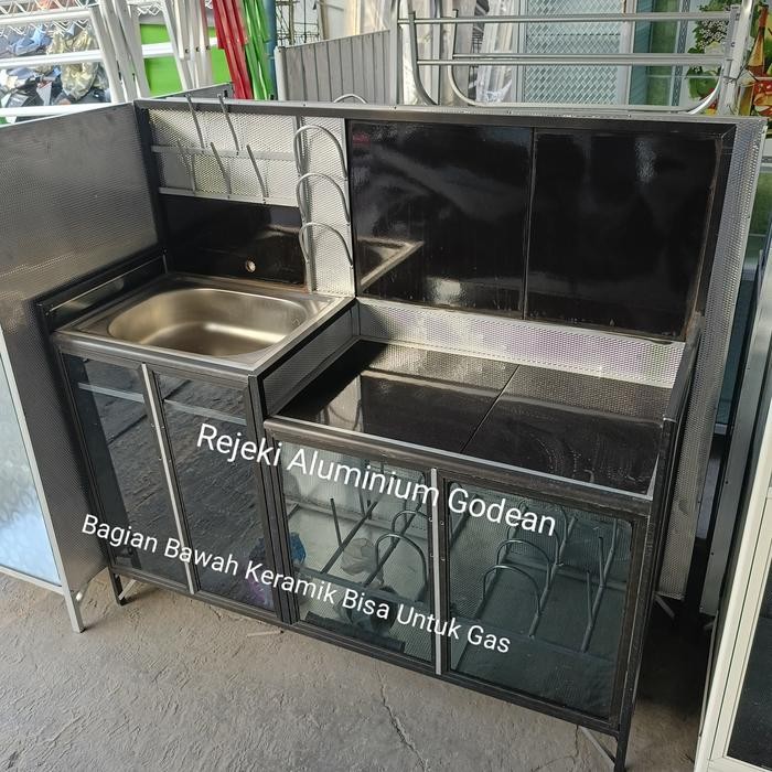 PREMIUM wastafel 1 set cucian piring kompor